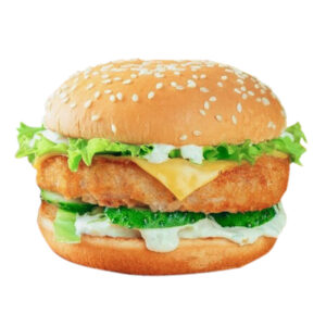 Chicken Patty Burger (with fries & drink)